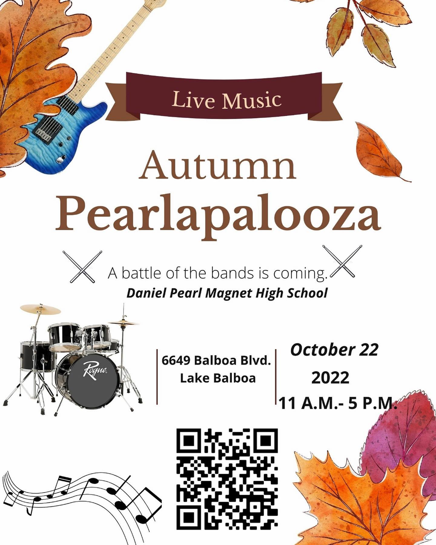 Pearl-a-Palooza is coming soon! Scan the QR code to get involved.